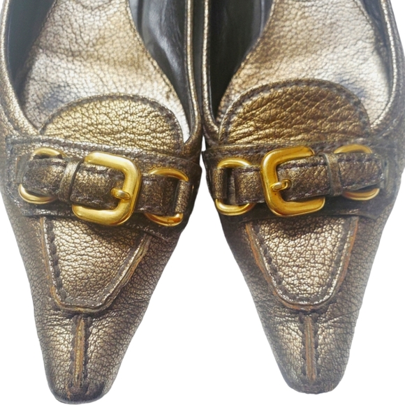 PRADA POINTED TOE PUMPS SIZE 37/US 7 M - Picture 2 of 11